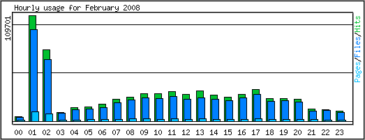 Hourly usage