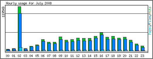 Hourly usage