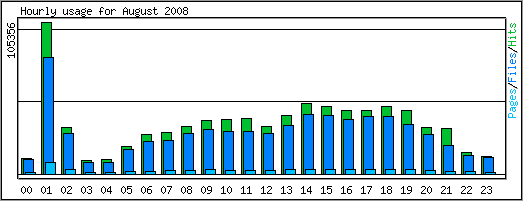 Hourly usage