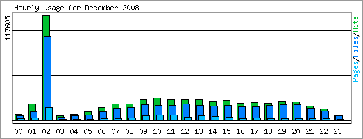 Hourly usage