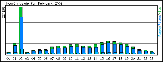 Hourly usage